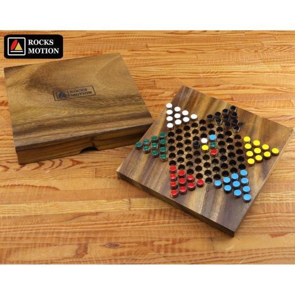 ロックスモーション 木製 ダイヤモンドゲーム  木のおもちゃ 玩具 脳トレ 知育 高齢者 ボードゲー...
