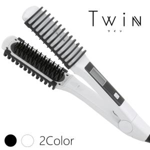 Twin アイロン ツインアイロン SM-3038T ブラシ型ヘアアイロン メーカー6ヵ月保証 ストレート 内巻き 外巻き ブラシアイロン｜antel-store