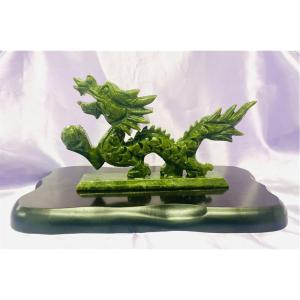 風水 開運 金運 吉祥龍神 翡翠 宝石 置物 商売繁盛 厄除け インテリア