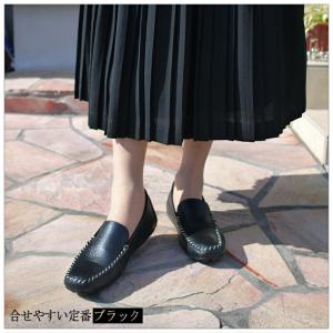 【履きやすい/色違い購入多数】モカシンシューズ...の詳細画像5