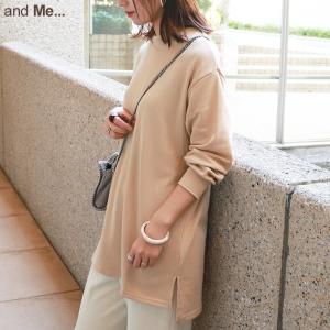 ミニ裏毛 オーバーサイズ スウェット チュニック