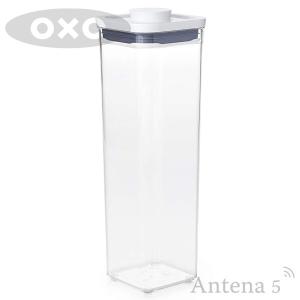 OXO ポップコンテナ2 スモールスクエア トール（2.1L） ストッカー 保存容器 ストック 北欧 スタッキング パスタケース