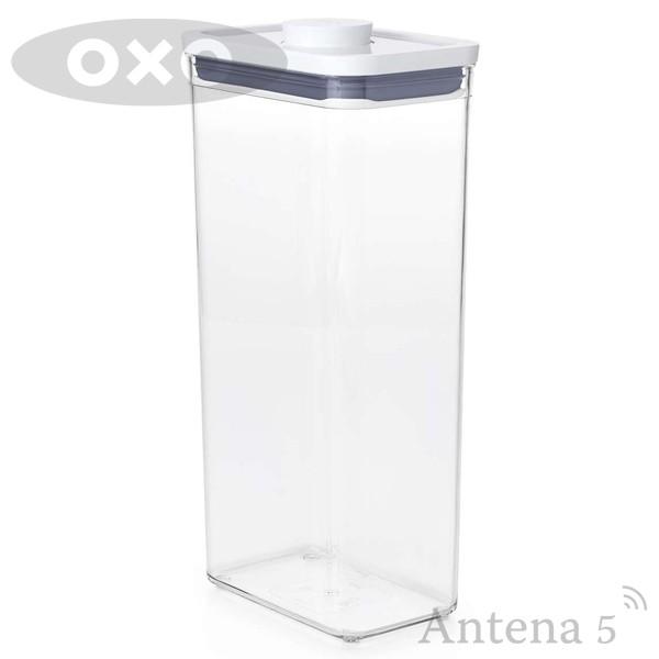 OXO ポップコンテナ2 レクタングル トール（3.5L） ストッカー 保存容器 ストック 北欧 ス...