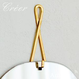 Creer インブルーム ブラスウォールミラー...の詳細画像4