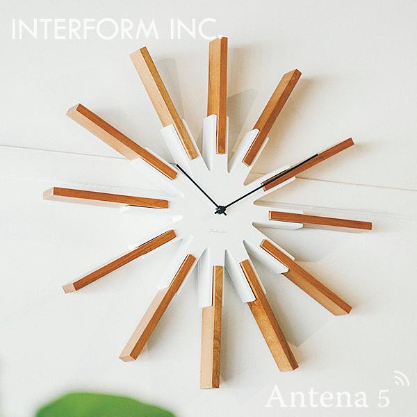 INTERFORM 掛け時計 Sirio シリオ クロック インターフォルム 壁掛時計 ウォールクロ...