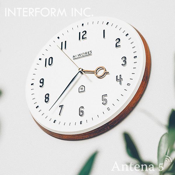 INTERFORM 掛け時計 Kemppi ケンピ クロック インターフォルム 壁掛時計 ウォールク...