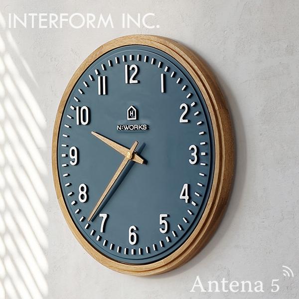 INTERFORM 掛け時計 Ekolu エコル クロック インターフォルム 壁掛時計 ウォールクロ...