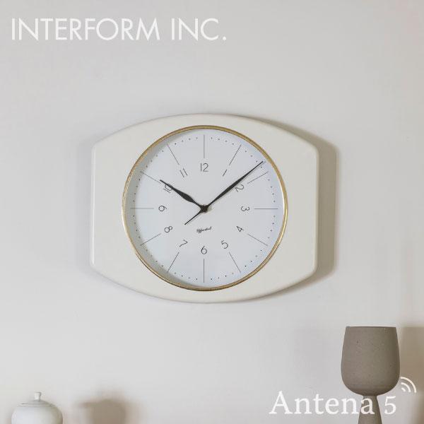 INTERFORM 掛け時計 Loska ロスカ クロック インターフォルム 壁掛時計 ウォールクロ...