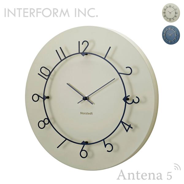 INTERFORM 掛け時計 Luu ルウ クロック インターフォルム 壁掛時計 ウォールクロック ...