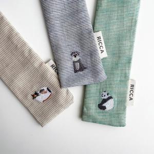 パル扇子 動物柄 刺繍 デザイン雑貨 袋付き ...の詳細画像3