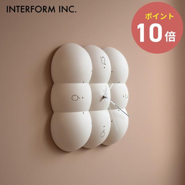 INTERFORM 掛け時計 Muffy ムフィ ウォールクロック インターフォルム CL-4426...