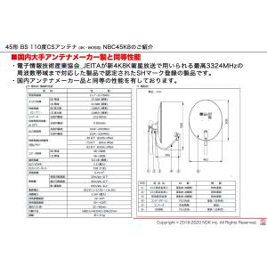 45形BS・110度CSアンテナ[JEITA規...の詳細画像5
