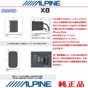 ALPINE アルパイン X8 純正部品 iP...の詳細画像1