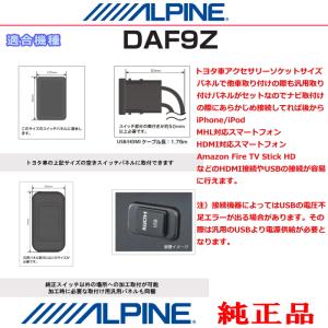 ALPINE 純正 DAF9Z iPhone/...の詳細画像2
