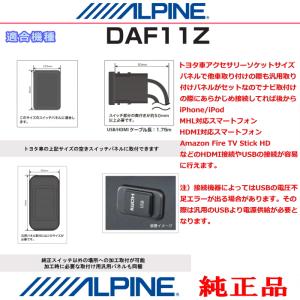 ALPINE 純正 DAF11Z iPhone...の詳細画像2
