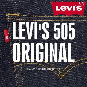 リーバイス LEVI'S 505 オリジナル ジップフライ ストレート ジーンズ ワンウォッシュ 505-0216 ONEWASH USAライン levis