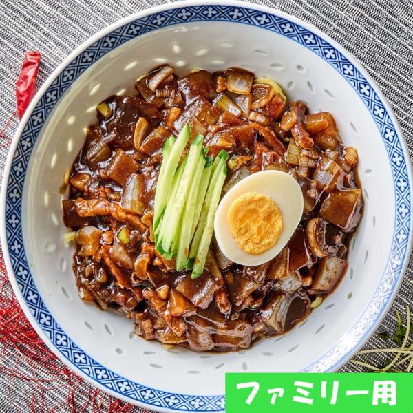 韓国料理 ミールキット ジャージャー面(韓国風) ファミリー用 クール便 冷蔵ミールキット 日本製造...