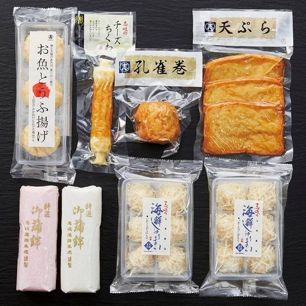 福岡・志岐蒲鉾本店 / 志岐のあぢ詰合せ【送料込／本体3240円＋送料660円】 (包装× のし× ...