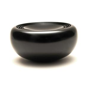 【消費税10％未対応】たに屋 応量器(おうりょうき) (黒) 山中漆器