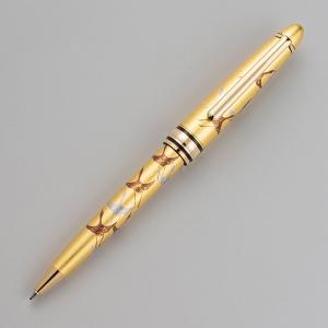 ギフト 金箔 箔一 扇面「金」蒔絵ボールペン 工芸品 金沢 お土産 送料