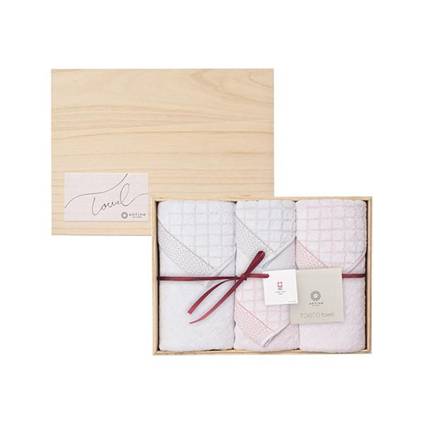 antina / TOKITOタオル 木箱入りタオルセット(ハンド2・フェイス2)