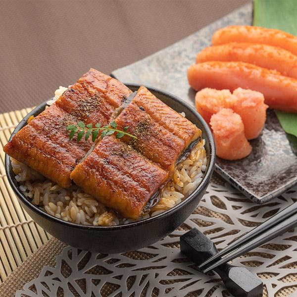 お歳暮 御歳暮 内祝いに 美飾遊膳 / うなぎ蒲焼・辛子明太子詰合せ（短冊のしのみ対応）