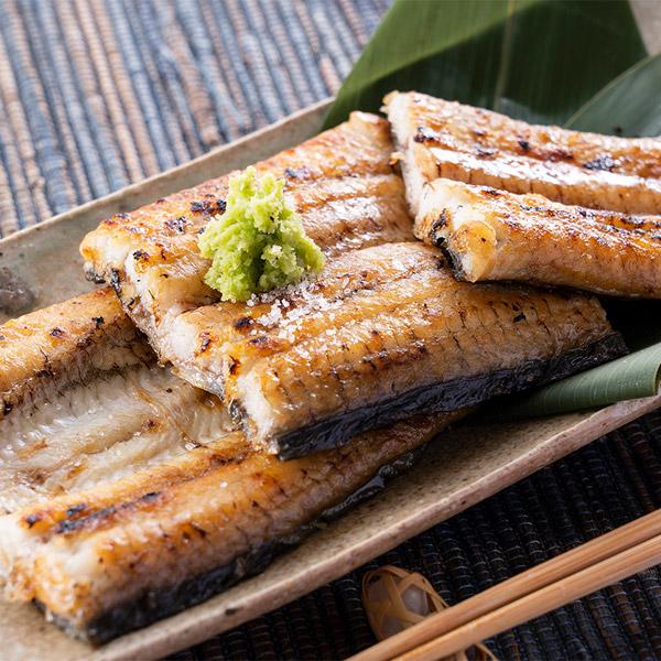 お歳暮 御歳暮 内祝いに 薩摩川内鰻 / 鹿児島県産うなぎ白焼 2尾（短冊のしのみ対応）