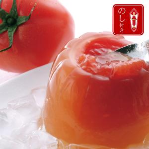 岡山県産まるごと完熟トマトゼリー6個入り(御中元短冊のし付き)〔送料込／本体3564円＋送料660円〕 ※お届け目安約10日