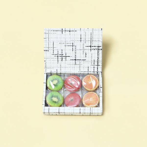 アンファン / プリントフルーツクッキー 6個入り ※5個以上でご注文ください