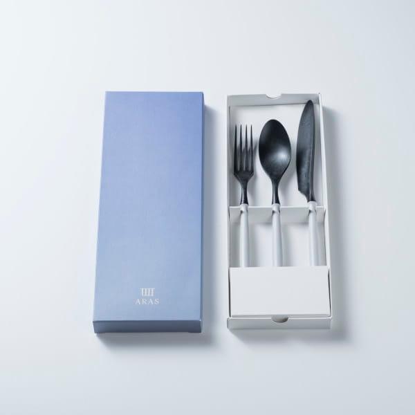 ARAS / カトラリーセット ギフトボックス付き ホワイト