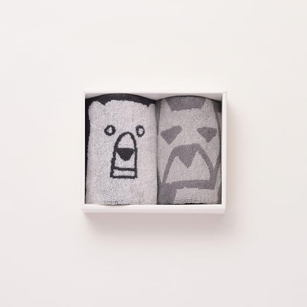 OTTAIPNU / ハンカチタオルセット(シロクマ・レオパード)