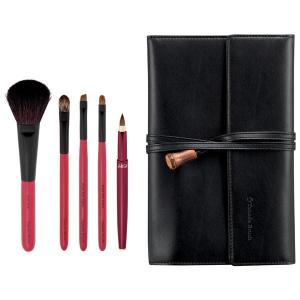 竹田ブラシ 合皮オリジナルケース入り スターターセット ベーシック椿