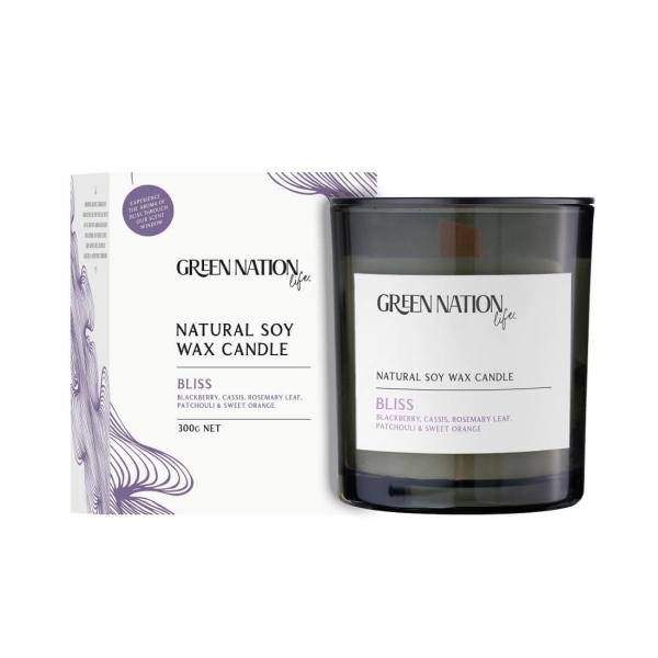 GREEN NATION Life / ウッドウィックソイキャンドル　ブリス（ブラックベリー パチョ...