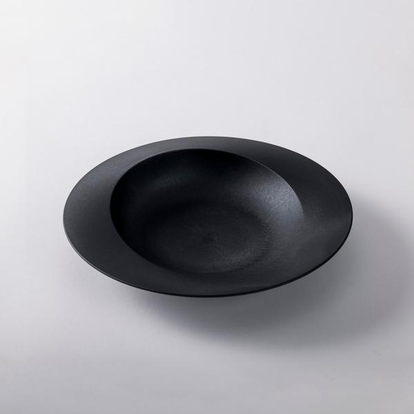 食器 皿 ARAS 深皿 25.7cm スクープ ブラック エイラス 割れにくい プレート 日本製 ...