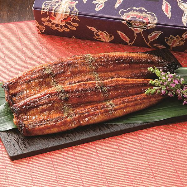 鰻楽 / うなぎ蒲焼長焼2尾〔送料込／本体7560円＋送料660円〕  (包装× のし× 定型文メッ...