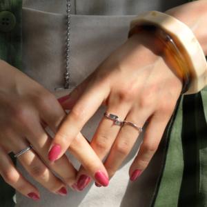 セットリング 指輪 レディース リング 3個セット 華奢・30pt可