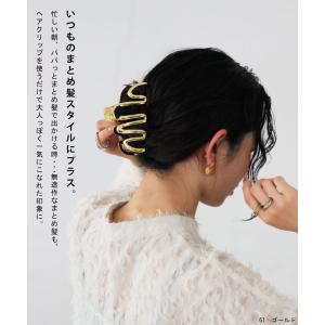 バンスクリップ ヘアクリップ シンプル 大きめ...の詳細画像2