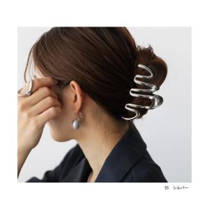バンスクリップ ヘアクリップ シンプル 大きめ...の詳細画像3