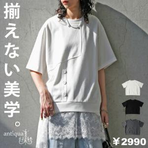 Tシャツ レディース 半袖 クルーネック ゆった...の商品画像