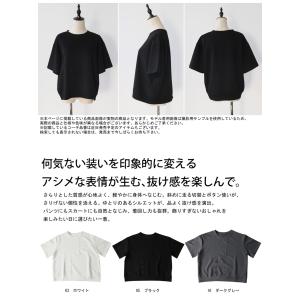 Tシャツ レディース 半袖 クルーネック ゆっ...の詳細画像1