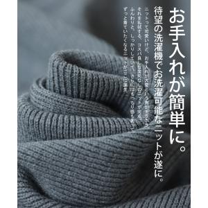 総針ニット ニット レディース トップス 長袖...の詳細画像5