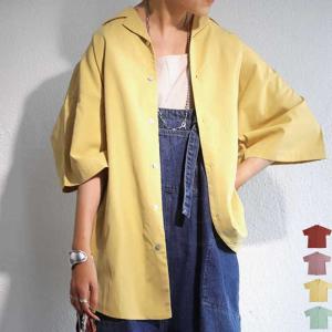 クリアランスバーゲン!開催!開襟シャツ シャツ レディース