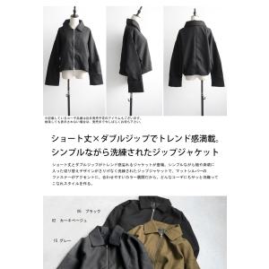 ジップジャケット ジャケット レディース アウ...の詳細画像1