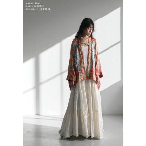 エスニック柄刺繍カーディガン レディース トッ...の詳細画像4