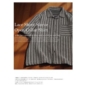 レース 開襟シャツ レディース トップス イン...の詳細画像2