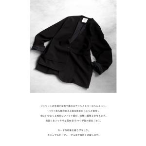 アシメデザインジャケット ジャケット レディー...の詳細画像5