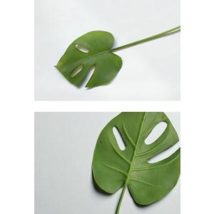 フェイクモンステラ インテリア リーフ 造花 ...の詳細画像5