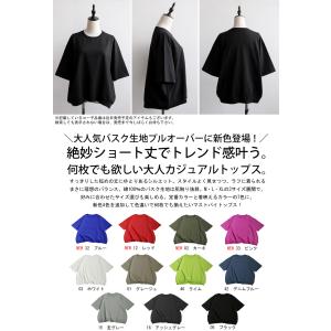 Tシャツ レディース 半袖 綿100 無地 特...の詳細画像1