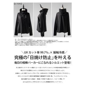 パーカー レディース UVカット 接触冷感ラッ...の詳細画像1