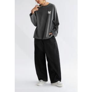 オリジナルロゴ ロングTシャツ メンズ 綿10...の詳細画像1